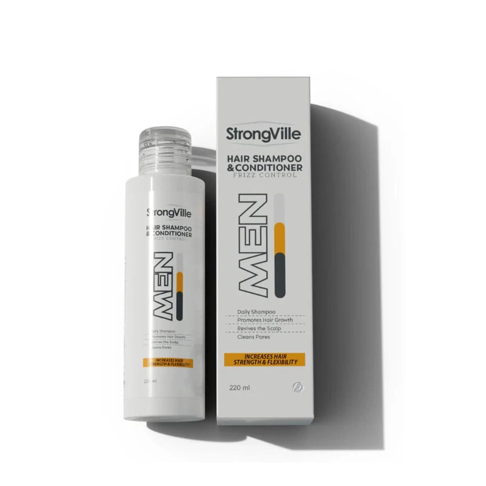 Strongville Men 2-in-1 Hair Shampoo & Conditioner – 220 ml