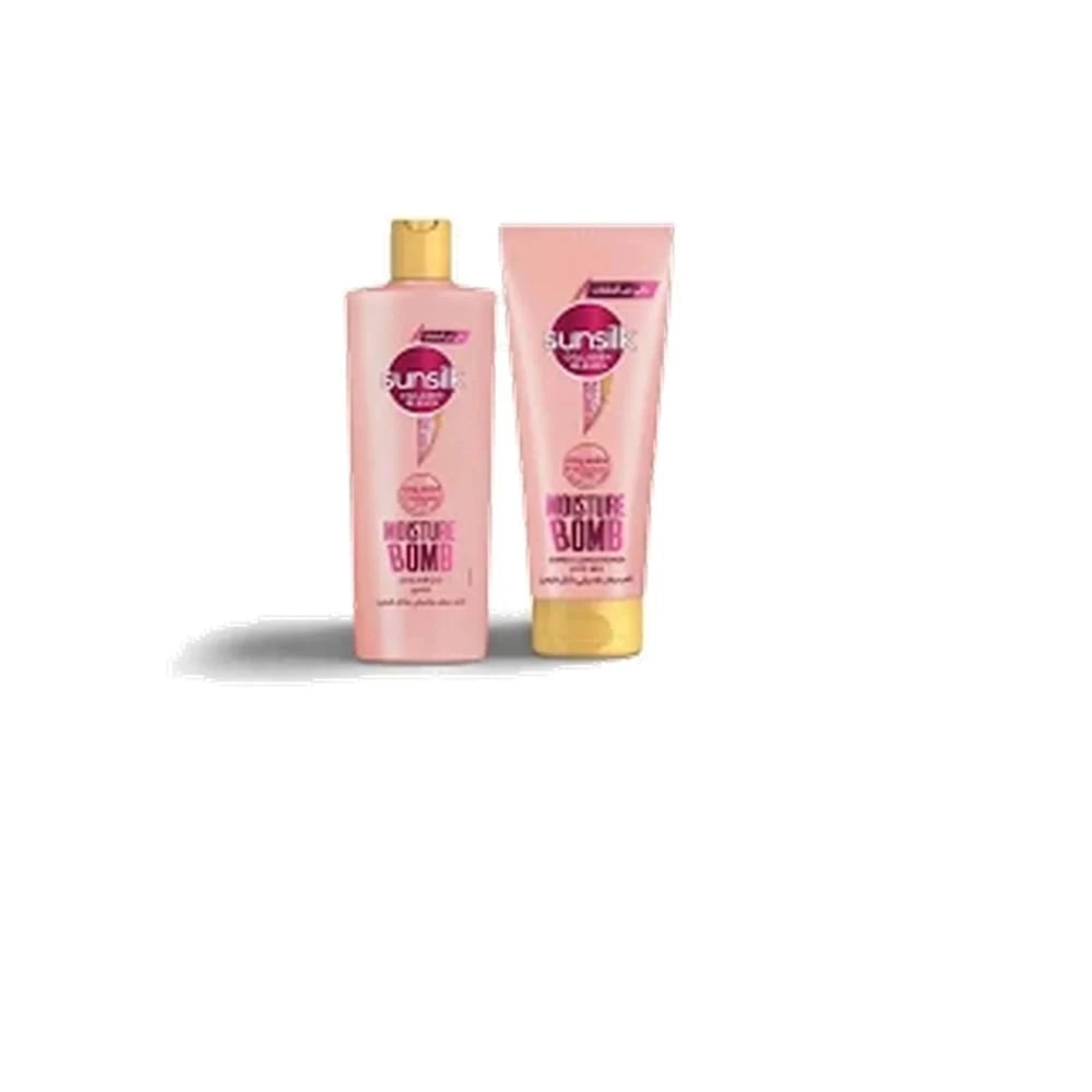 Sunsilk offer: Shampoo 350ml + Sunsilk Conditioner 170ml Moist Bomb