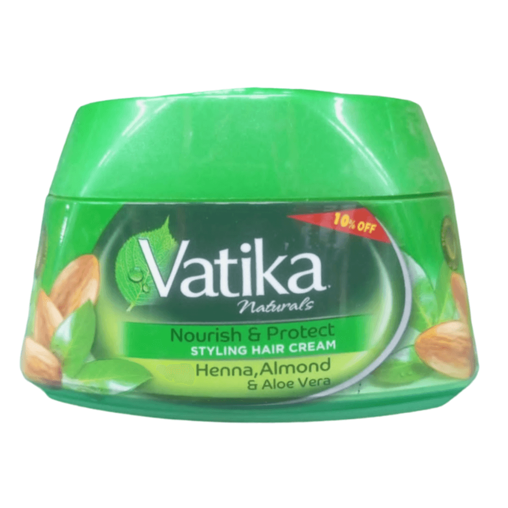 Vatika Hair Cream 125ml Regular with Henna (Green) 10% Discount New Look