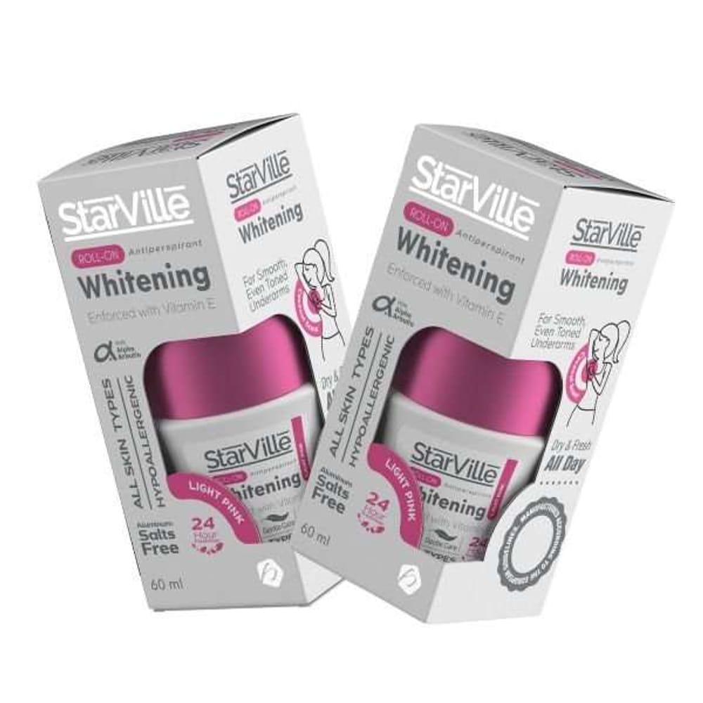 Starville Roll On Whitening Light Pink Free 60 Ml