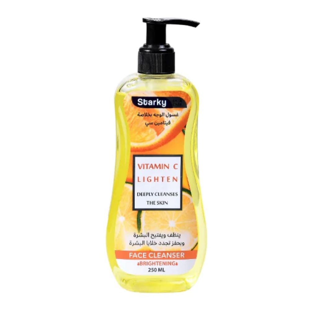 Starky Face Cleanser Vitamin C Lighten For Women-Yellow-250ml