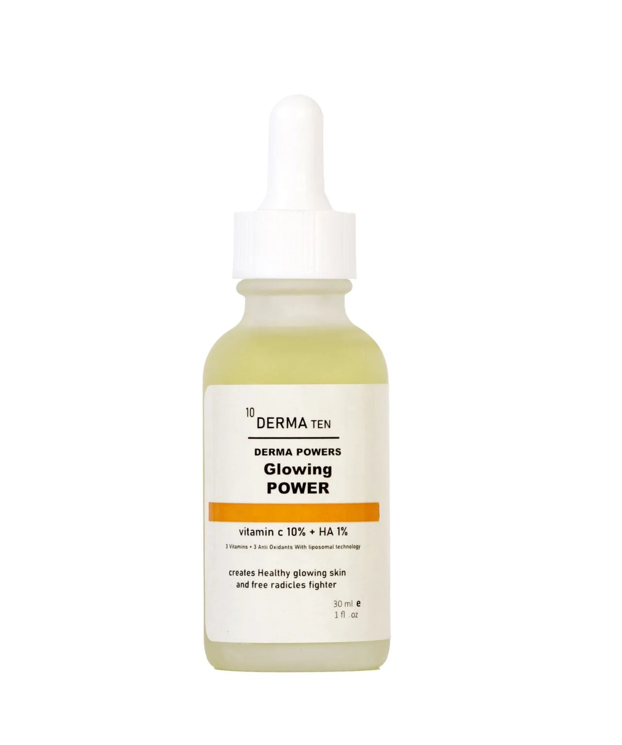 Derma Ten Vitamin C Serum for Radiant Skin 30ml (glowing power)