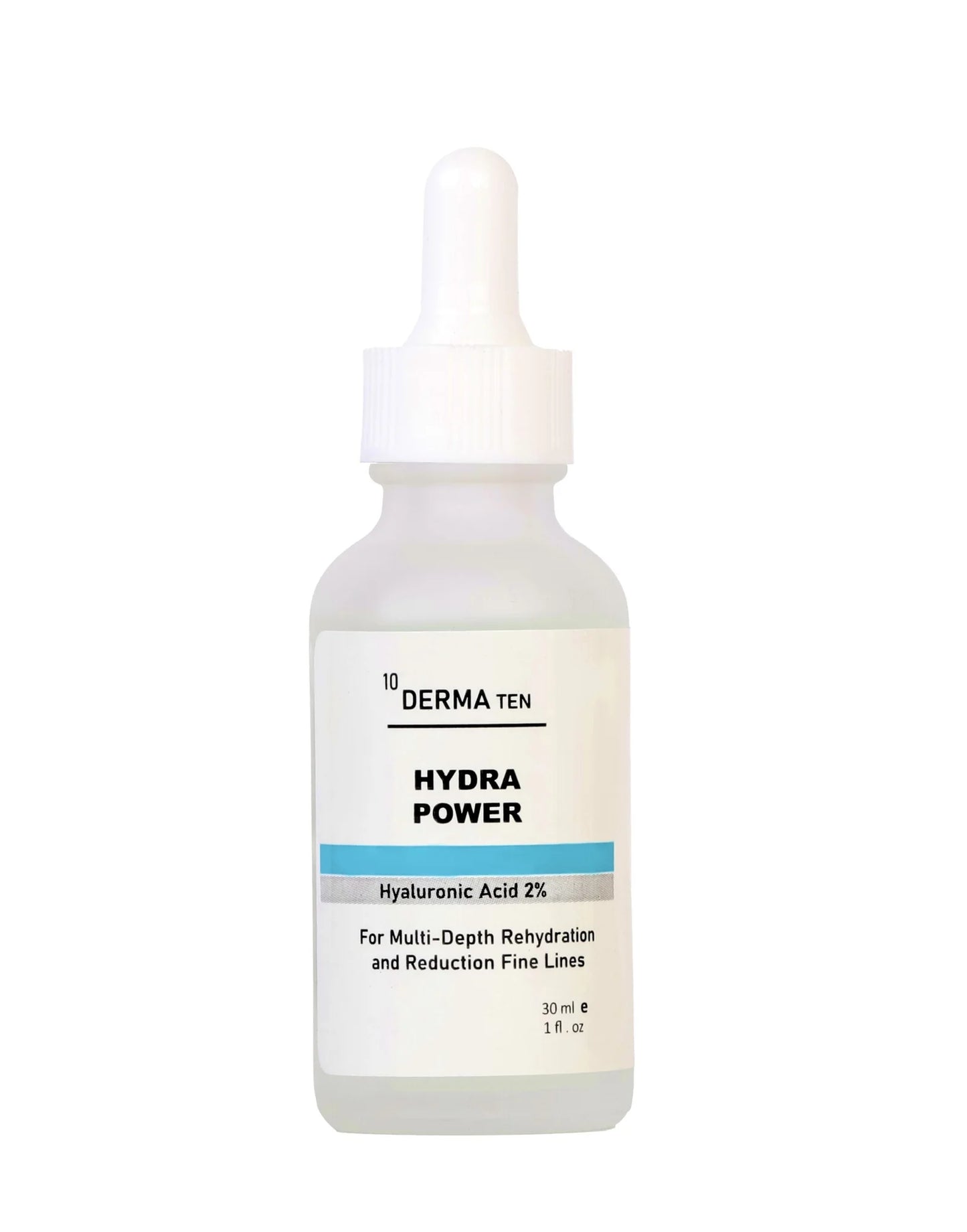 Derma Ten Hyaluronic Acid Serum for Skin Hydration 30ml (HYDRA POWER)