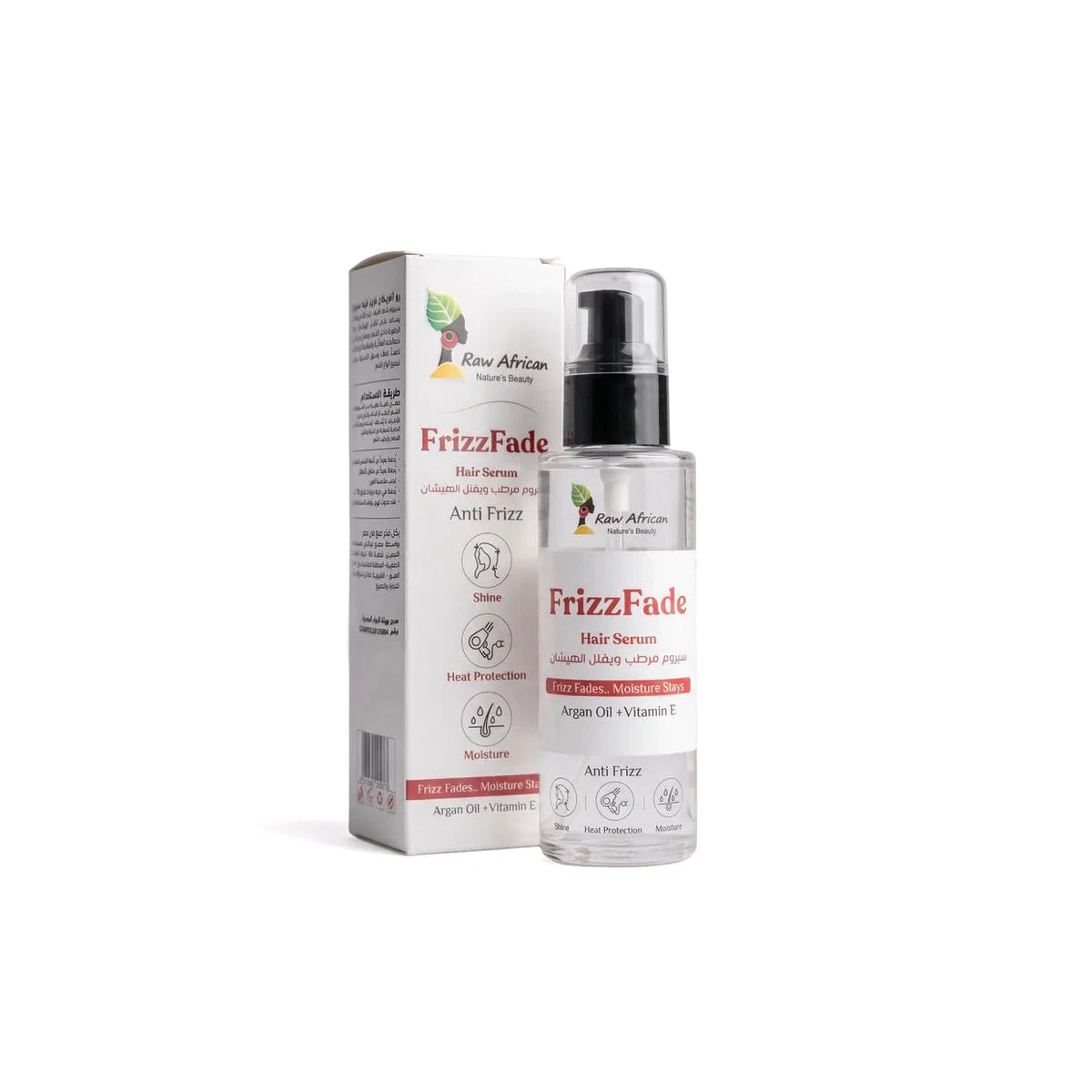 Raw African Moisturizing Serum that reduces frizz 125 ml