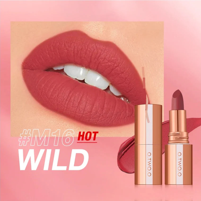 O.TWO.O Intense Misty Kiss Lock Color Matte LipStick - M16/Wild 4GM - SC064